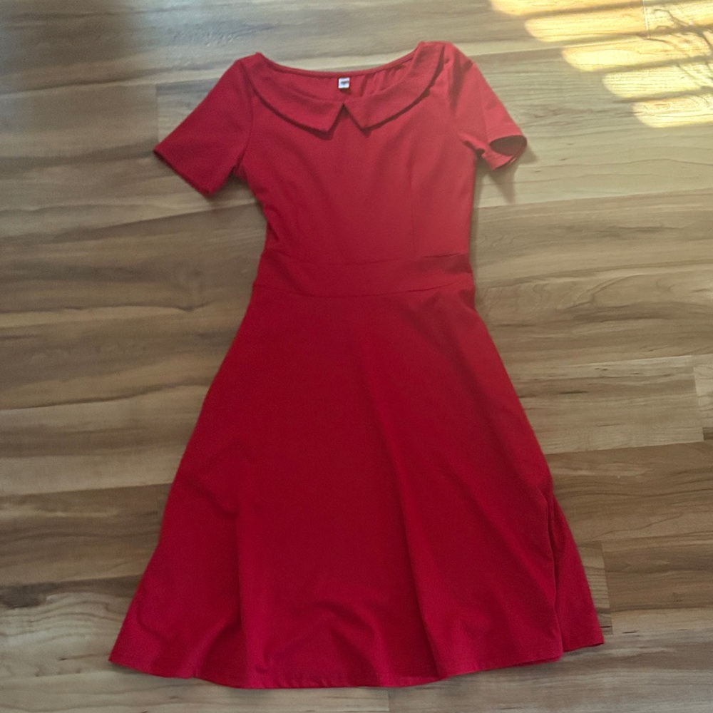 Elegant Red Women's Dress
